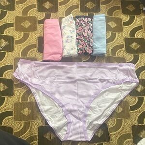 Amazon Essentials Women’s 5-Pack Cotton Brief Panties – Size XXL – New